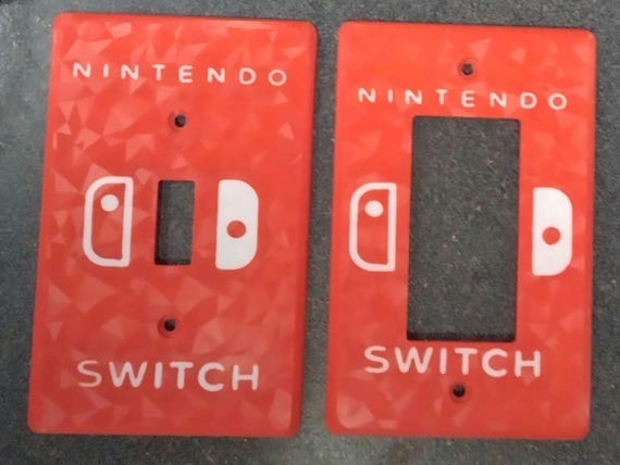 Nintendo Switch Inspired Light Switch Plate - Etsy