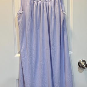 vintage lilac purple flower slip large