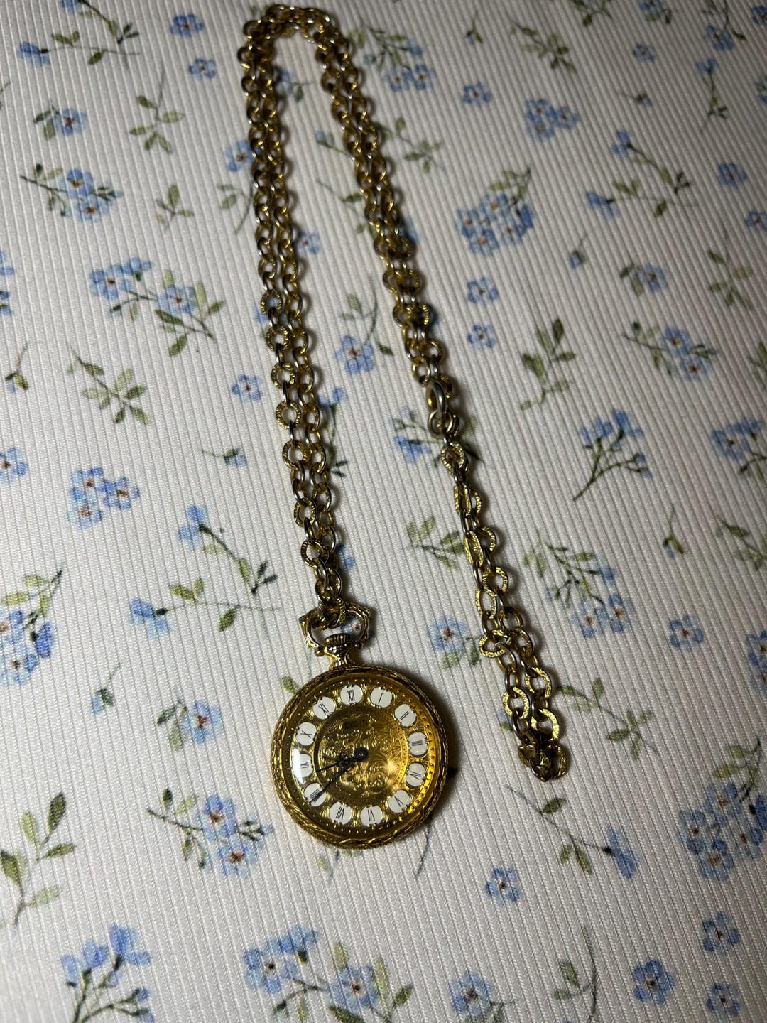 Vintage Elgin Pendant Clock Watch: Clock Not Working - Etsy