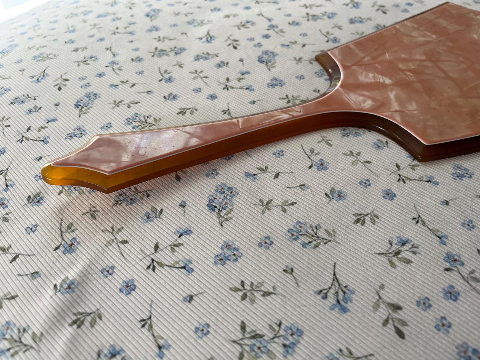 Pyralin Screen Vintage Pyralin Mayflower Pretty in Pink Handheld Mirror - Etsy
