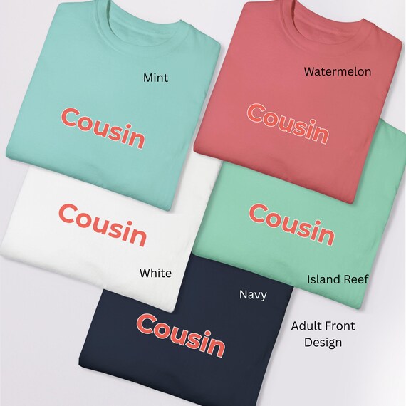 Custom Cousin Crew 2025 Matching Family T-Shirt, Family Reunion Tee, Comfort Colors