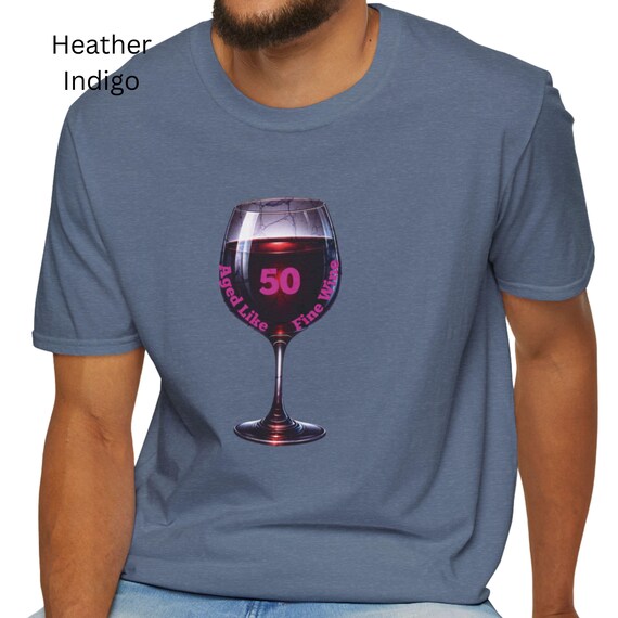 Custom Funny Birthday Shirt,  "Aged Like Fine Wine" T-Shirt,  Birthday Milestone T-shirt,  Vintage Birthday Shirt, Gift for him or her