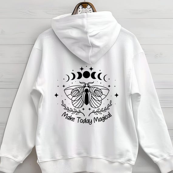 Celestial Gildan hoodie, mystical sweatshirt, Magical gift for her/him, Hooded Sweatshirt, Celestial gift, Enchanted , birthday gift