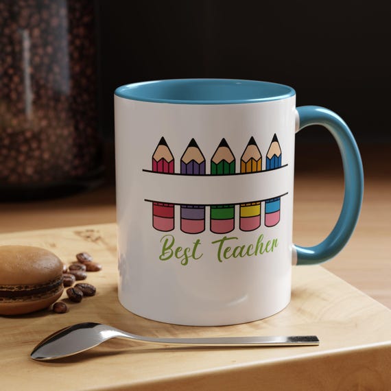 Personalized Best Teacher Coffee Mug,  Teacher Gift, School Appreciation, Christmas, Gift for her, him,  Cup, Back to School, end of year
