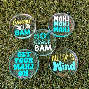 Customizable Mahjong Coasters: Fun Party Favors image 7