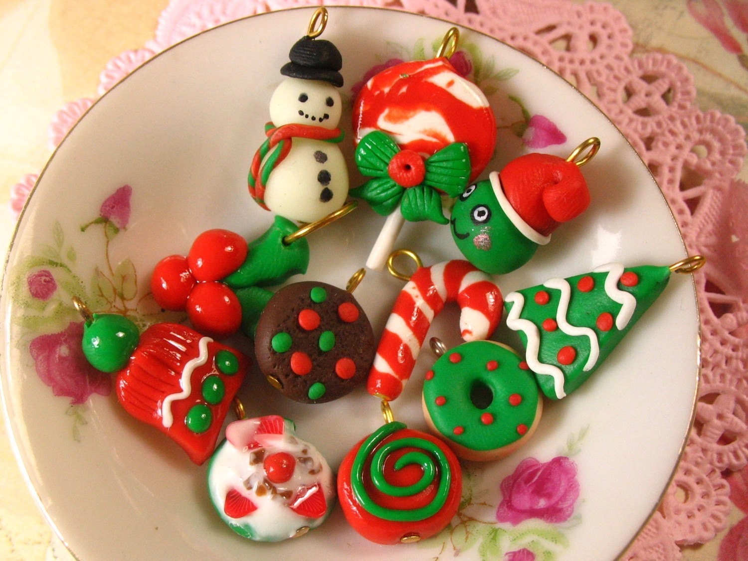 Assorted Christmas Goodie Charm Bag 25pcs Etsy
