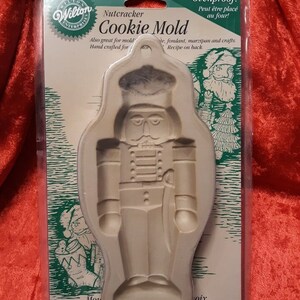 Wilton Nutcracker Cookie Mold Vintage Christmas Oven Proof Mold Craft Mold