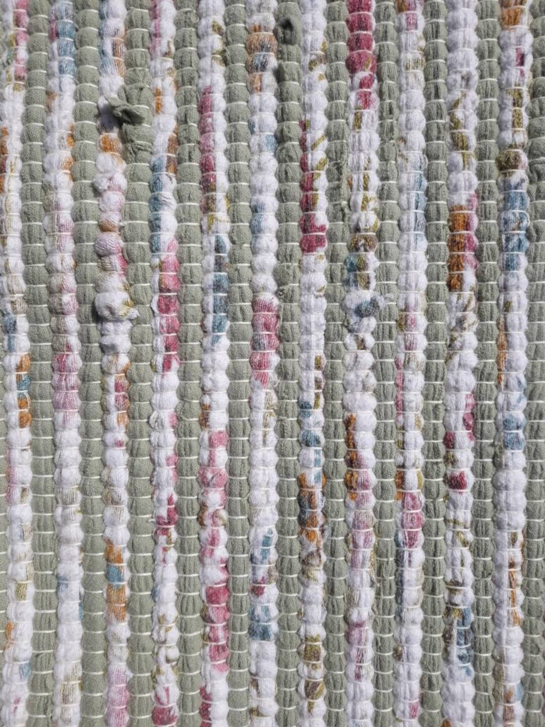 Farmhouse Rag Rug 20 X 25 Rustic Primitive Mother's Day Etsy