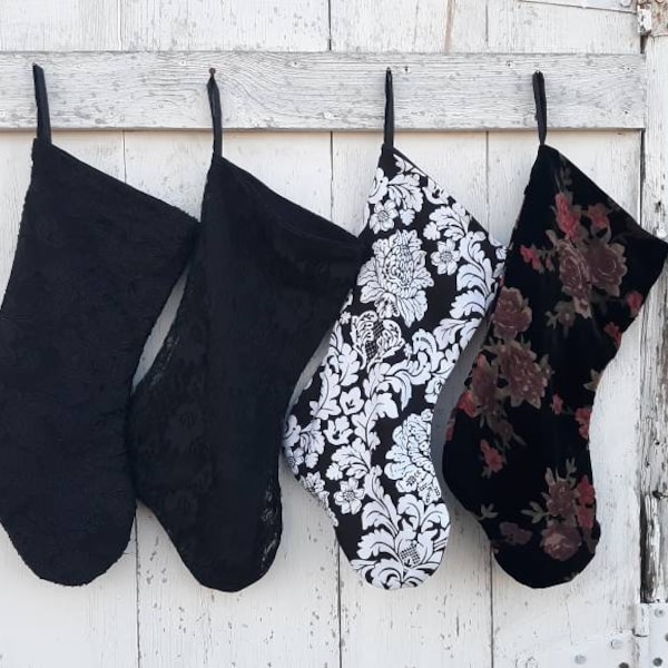 Gothic christmas stockings