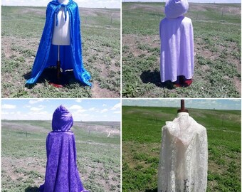 Child's Cape Princess Cape Superhero Cloak Prince Cape Make Believe Play Clothes Halloween Costume