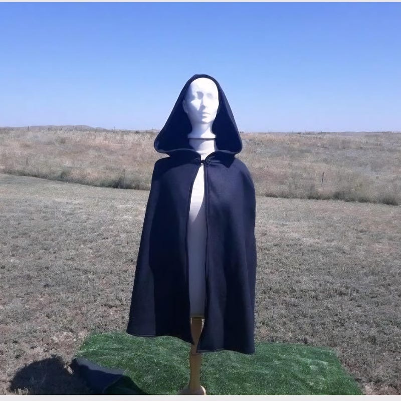 Pattern For Renaissance Hood Wizard Adult Half Cloak - Etsy