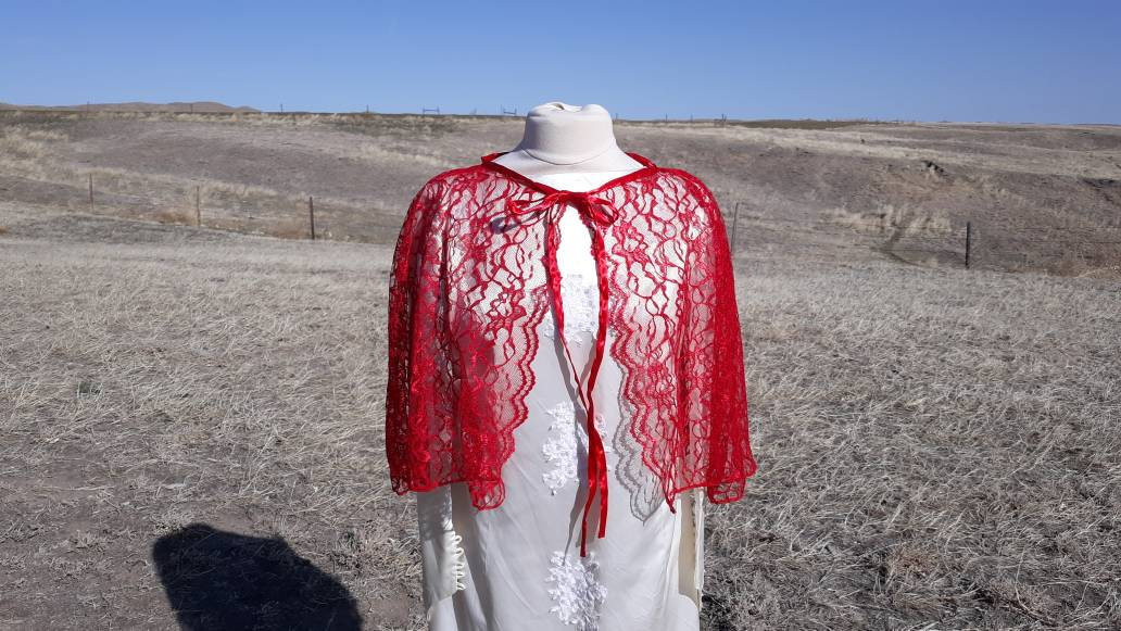 chinese dress ladies LONG RED DRESS WITH CAPE