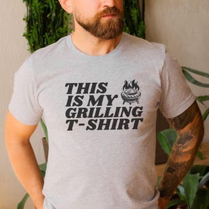 This Is My Grilling Shirt, Funny BBQ T-Shirt Men, Grill Shirt Gift For Him, Retro Barbecue Shirt, Gift Meat Lover Shirt, Backyard BBQ Tee