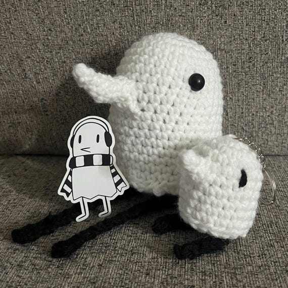 PunPun Onodera - Amigurumi Plushie, Amigurumi Keychain, Matt Sticker
