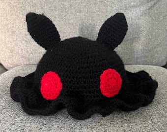 Mothman Bucket Hat - Crochet