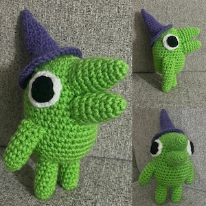 Lachende beestjes knuffels - Glep, Alan, Pim, Charlie - gehaakte amigurumi afbeelding 2
