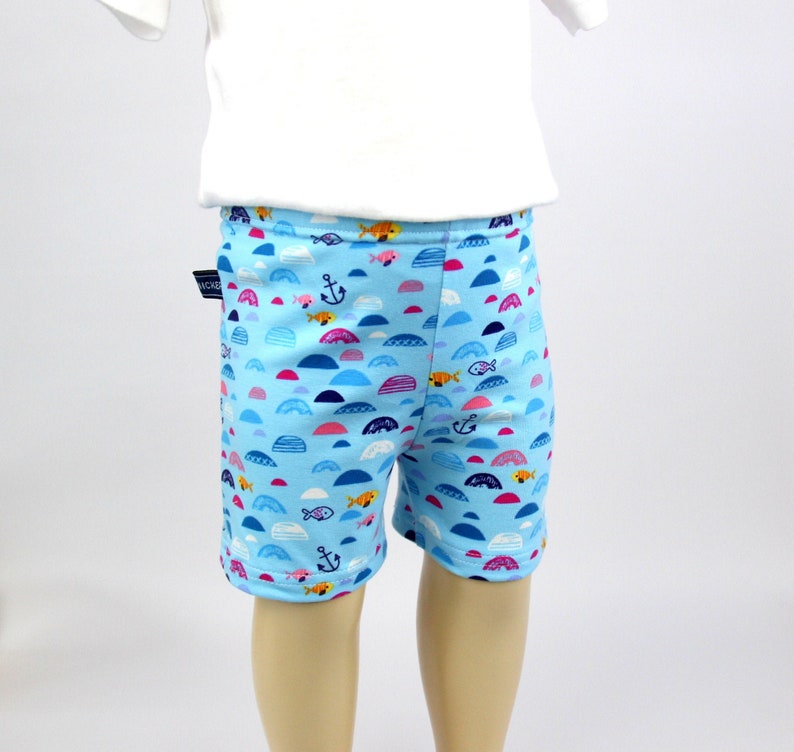 stretchy shorts Toddler shorts under the sea baby shorts bummies shorties