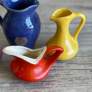 Vintage Pitchers Creamers - Niloak Camark Pottery - Choice Colors