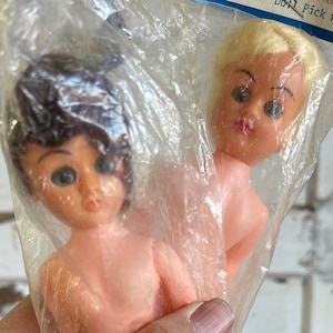 Vintage Doll Parts - Doll Pick 1/2 Dolls, Sleep Eyes, 2 Inch Heads, Hands,  NIP