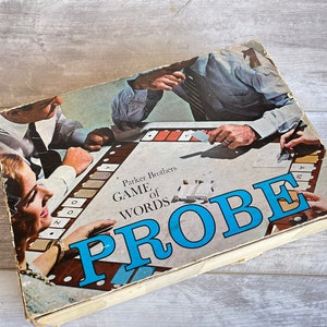 Vintage Probe Word Game - Parker Brothers 1964 Complete