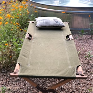 Army cot canvas hotsell