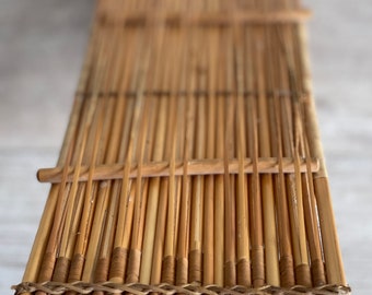 Vintage Raft Zither - Woven Percussion and String - AS IS -West African Percussion and String Instrument