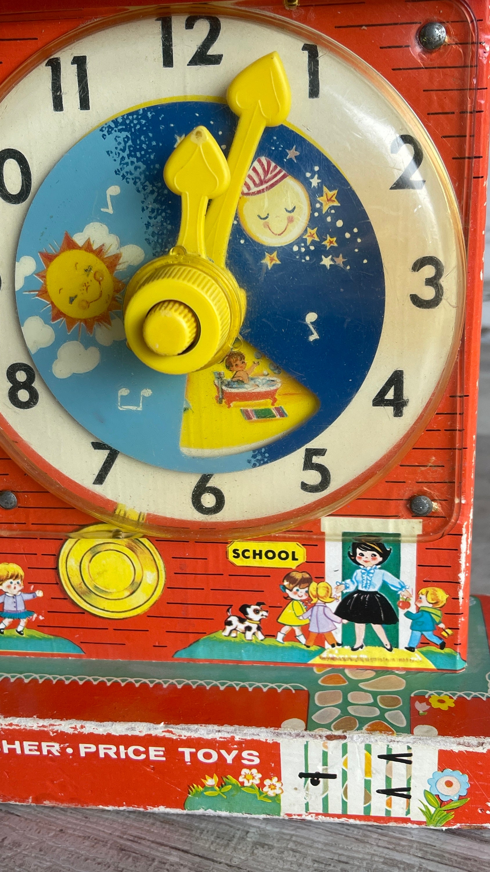 Vintage Fisher Price Musical Clock -1968 - Etsy