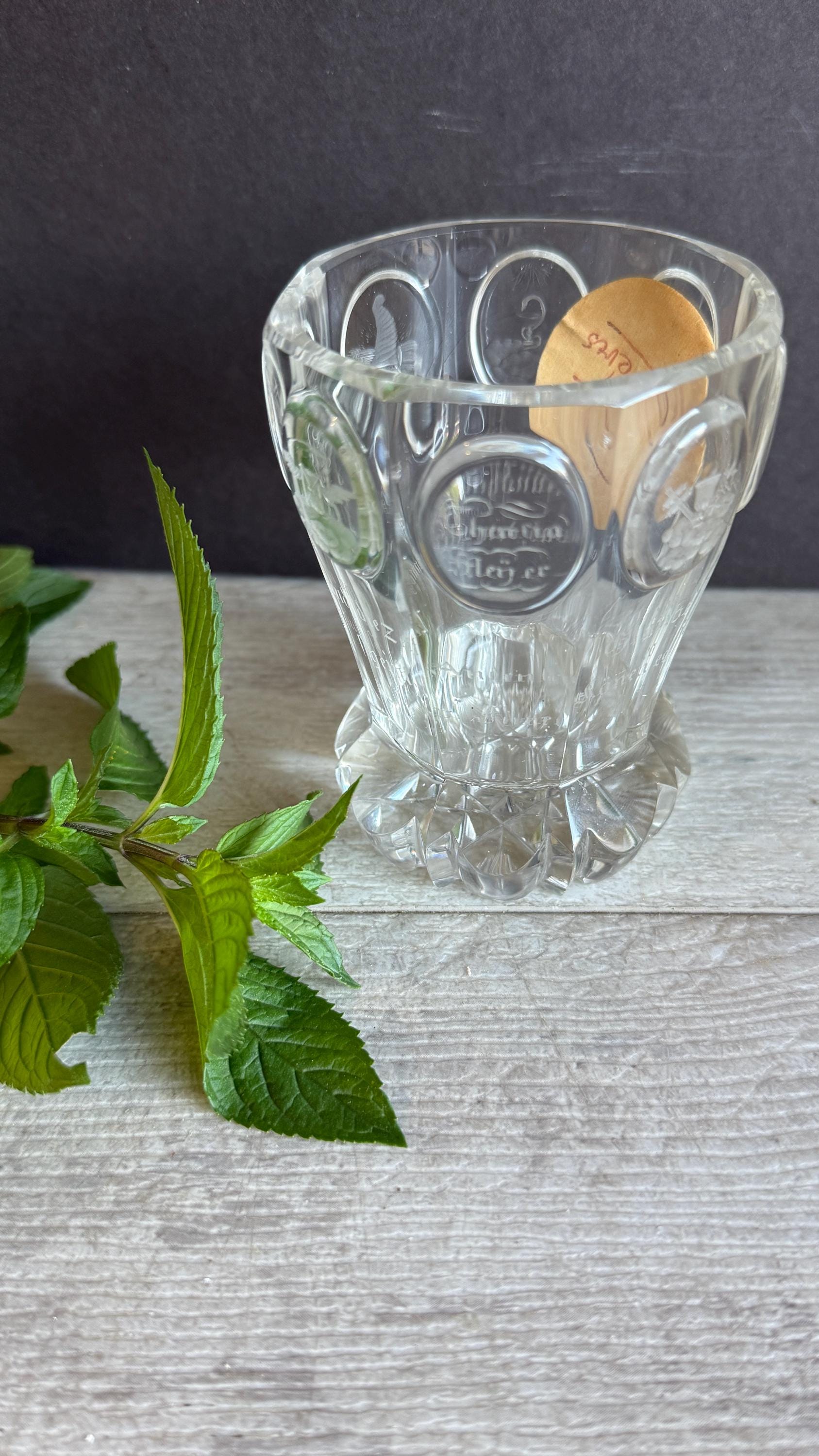 オーストリアビミエ工房アンティークグラス Biedermeier Glass - Etsy