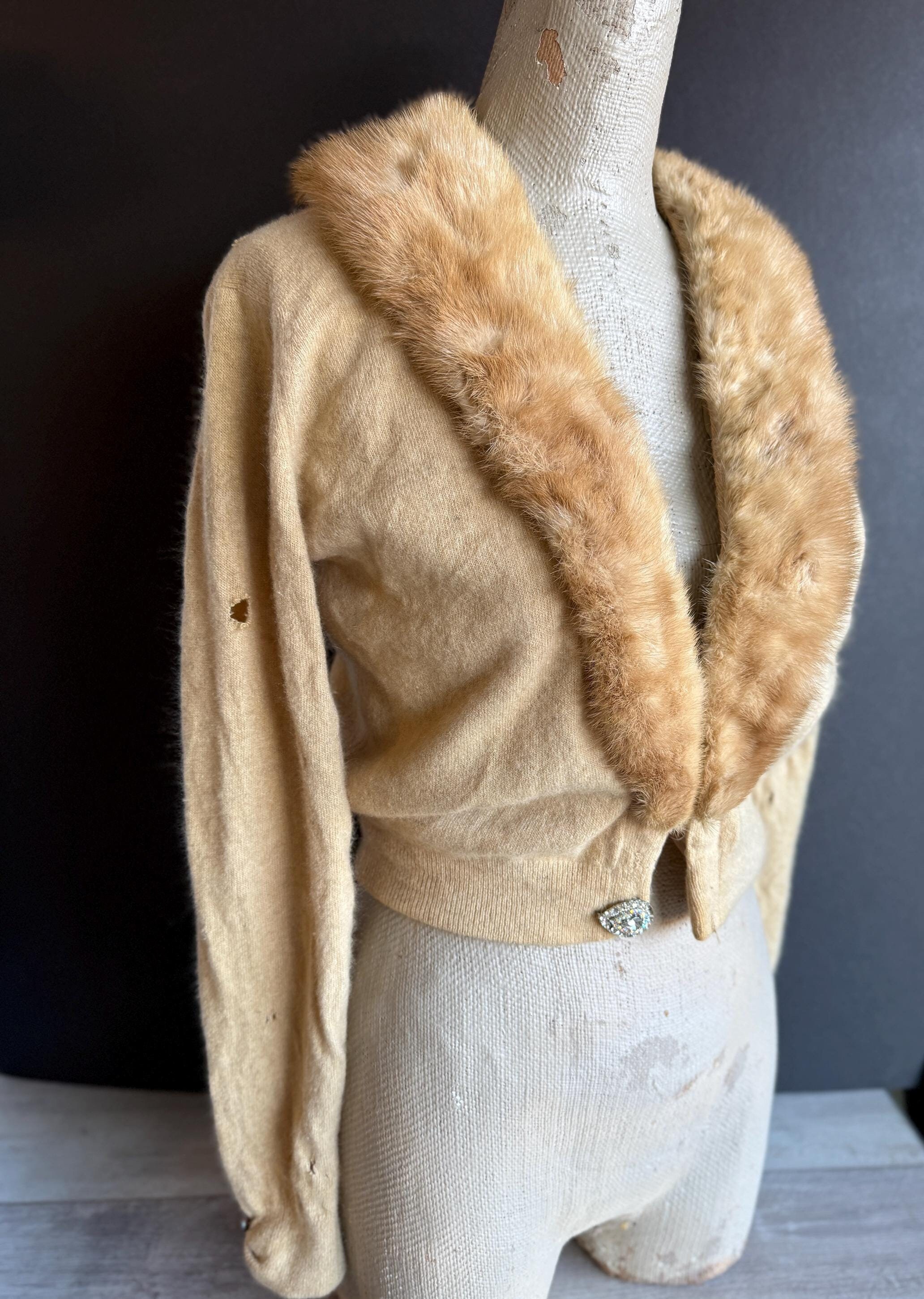 Mink Cardigan - Etsy