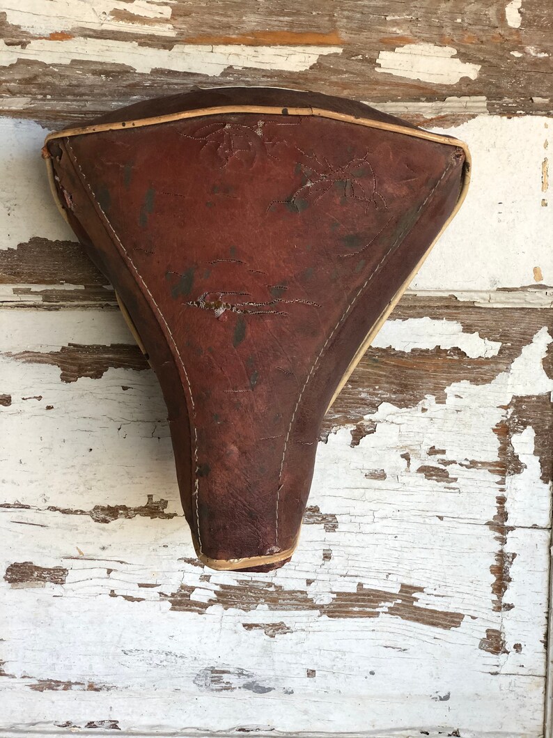 vintage persons bicycle seat