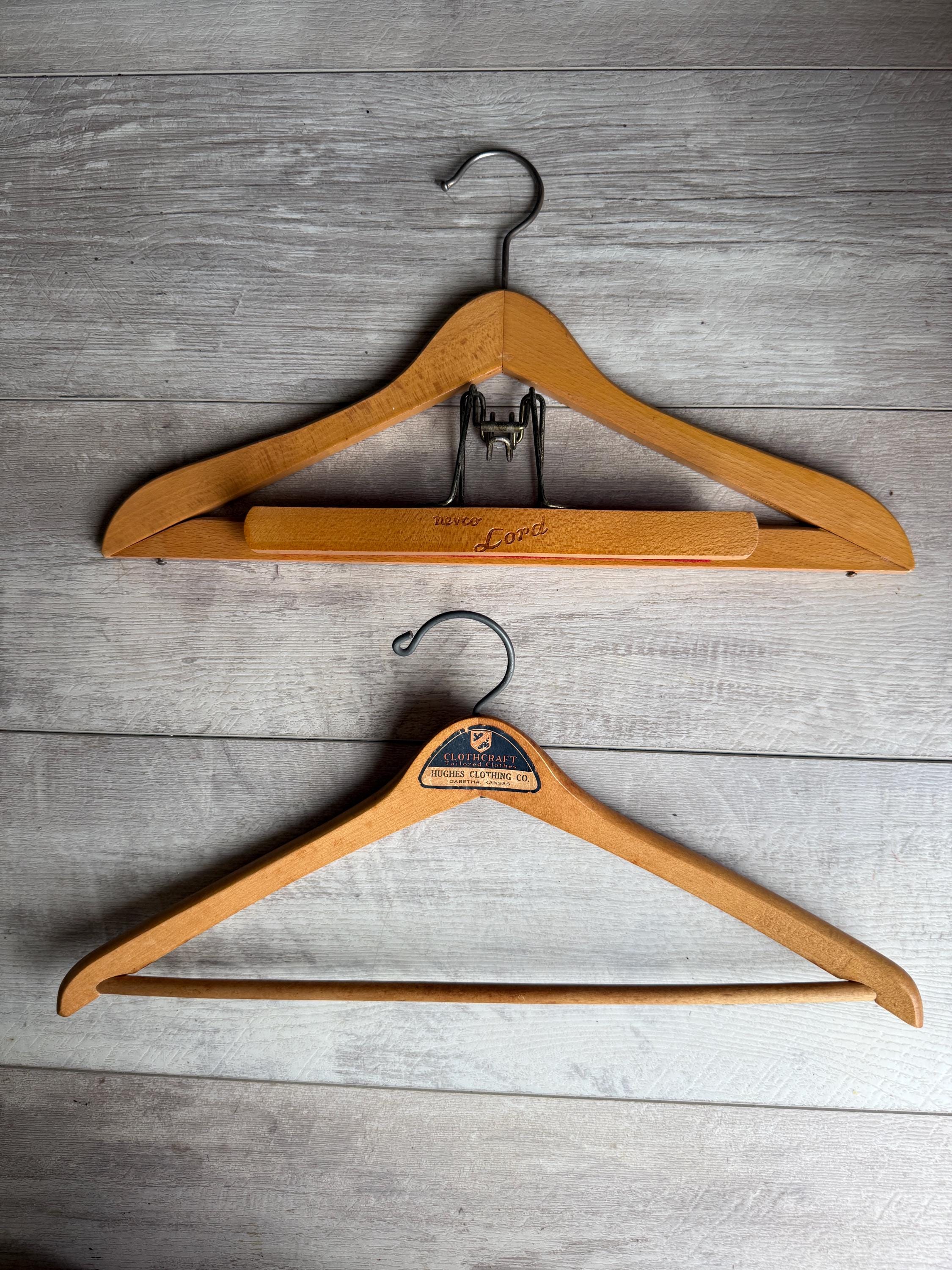 Vintage Wood Hangers - Etsy