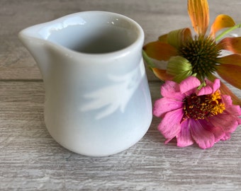 Vintage Restaurant Ware Creamer Pitcher -Airbrushed Mini Pitcher