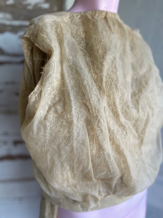 Vintage 1930s Cardigan Sweater - Cashmere and Min… - image 4