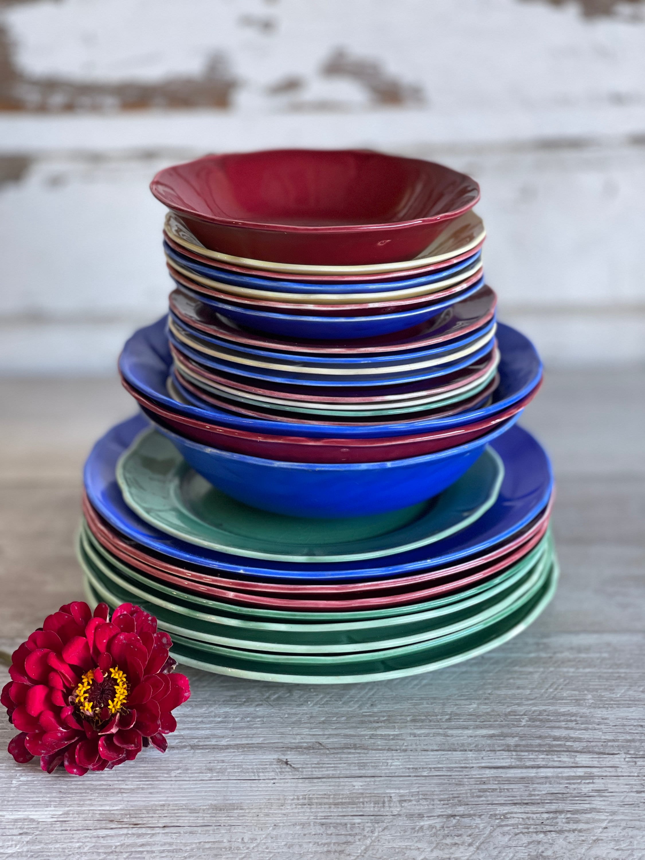 ヴィンテージMosser Glass ラージサイズ 脚付きベリーボウル 刻印