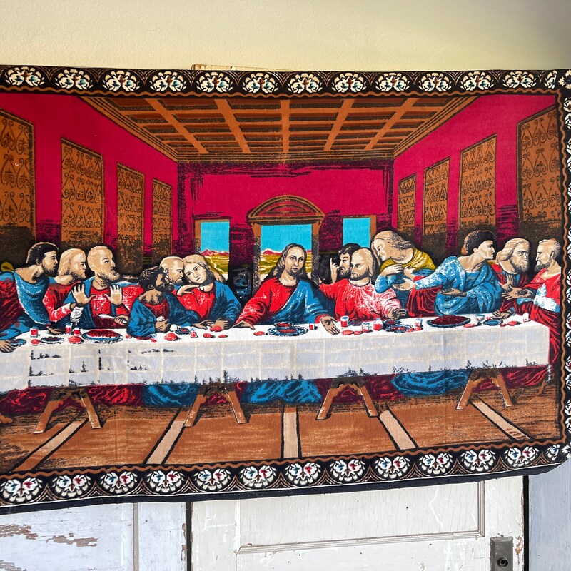 Vintage Last Supper Tapestry