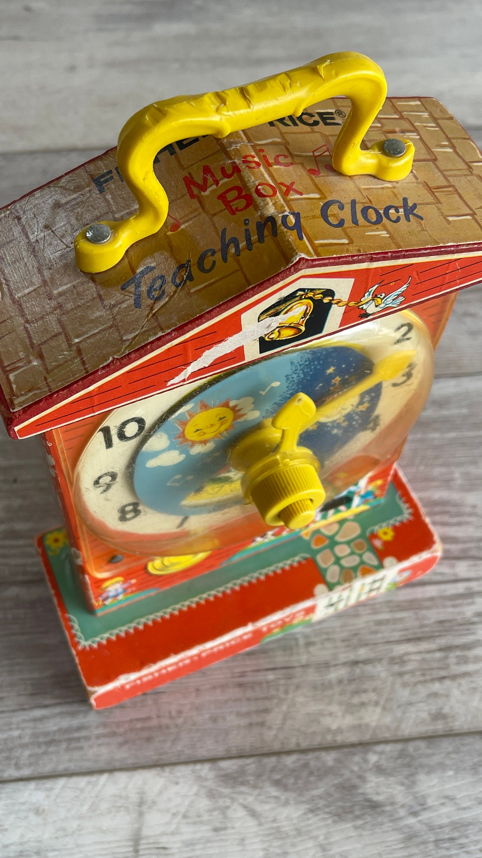 Vintage Fisher Price Musical Clock -1968 - Etsy