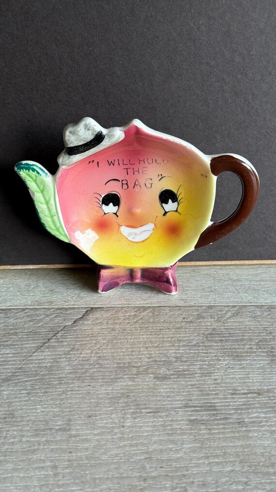 Vintage Dish Anthropomorphic Napco Japan Ceramic - 
