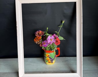 Vintage Pink Frame - 18 x 24 inch image - Painted Wood Frame Only