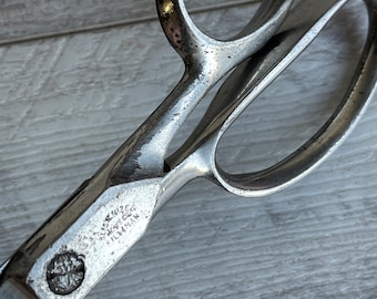 Vintage Left Handed Scissors Shears - Blish Mizes Silliman Hardware co. Atchison, Kansas
