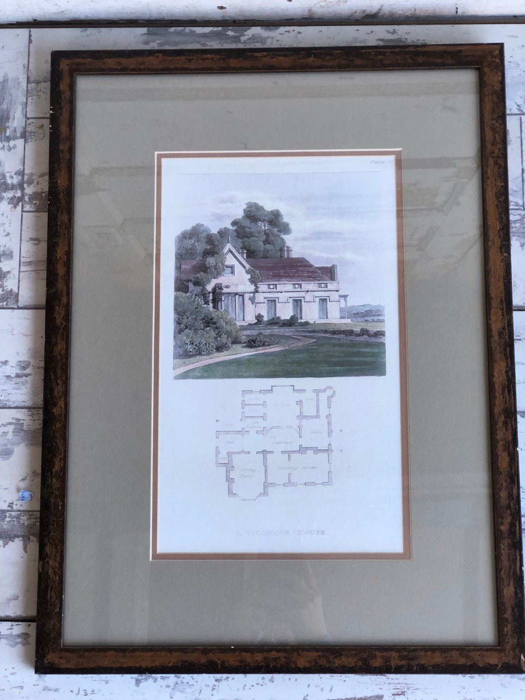 Vintage Framed Print Robert Grace Hollister CA J B Etsy