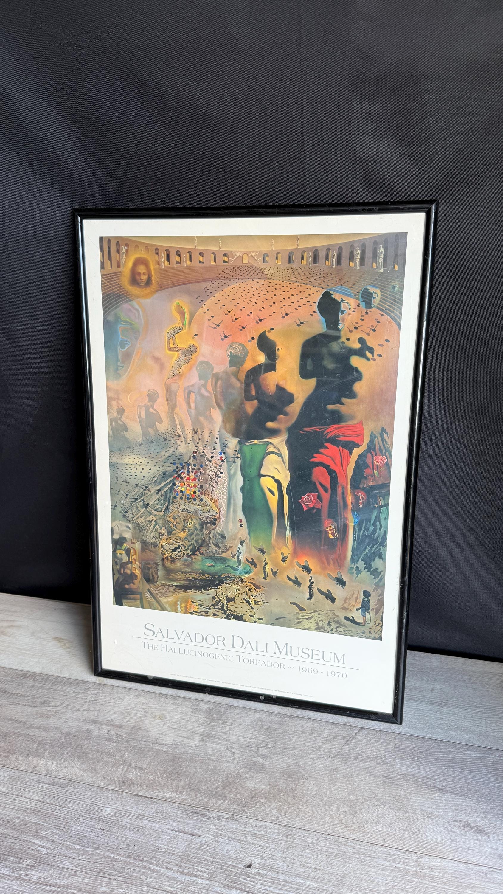 Vintage Salvadore Dali Poster -the Hallucinogenic Toreador