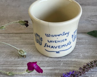 Antique  Shaving Mug - Waverly Lavendar Shavemug