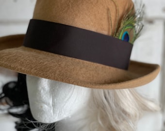 Stylish Vintage Sunni SanFransco Straw Hat with Black Band Vintage Women main image 2