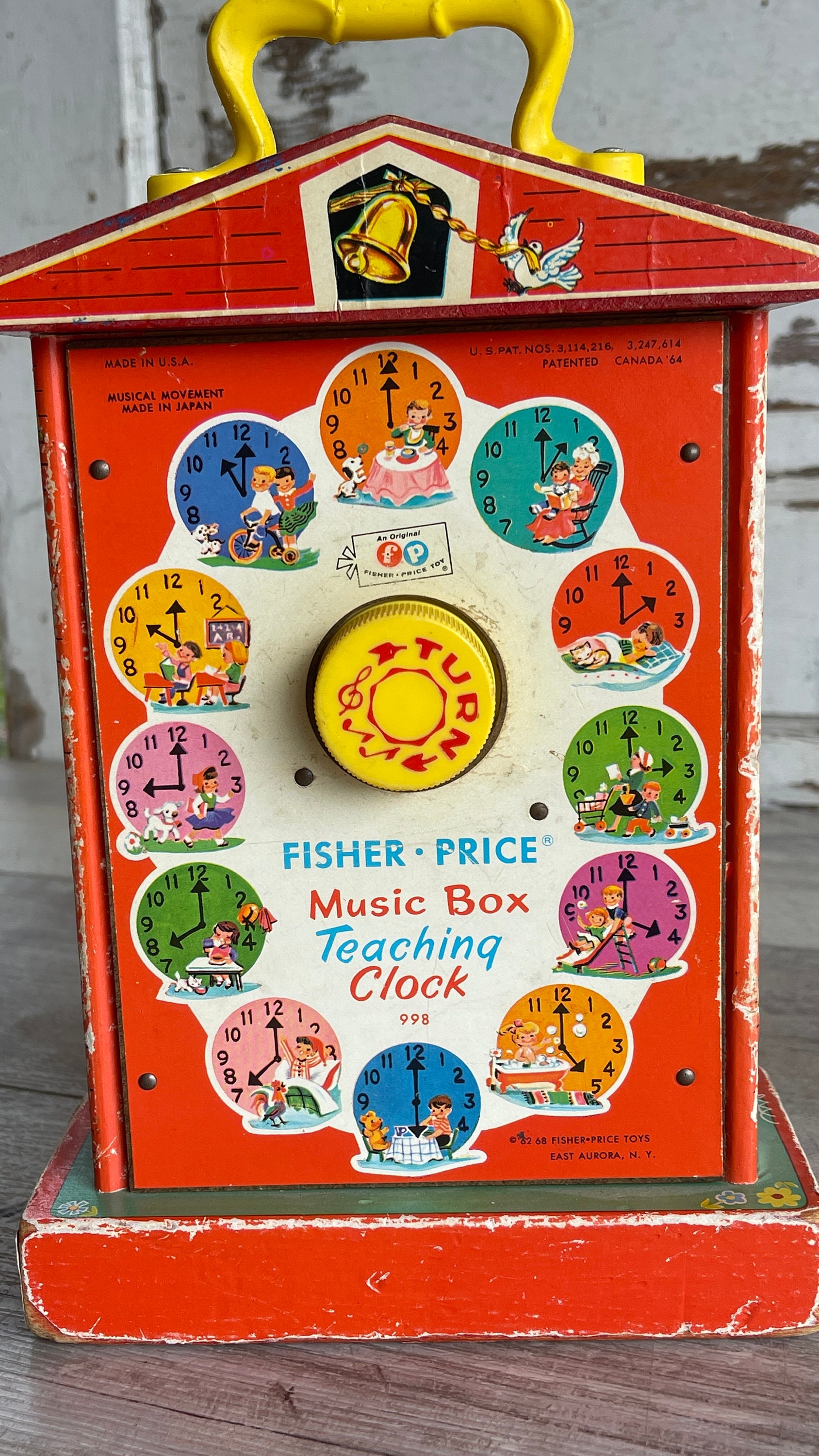 注目の福袋！ Musical Price Fisher Vintage Clock Etsy - -1968 アンティーク雑貨