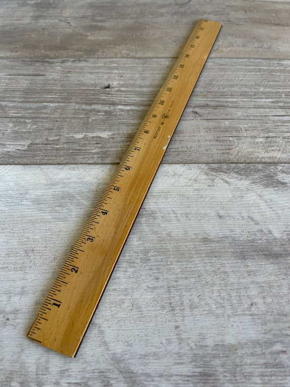 Westcott 18 Ruler Wood Metal Edge