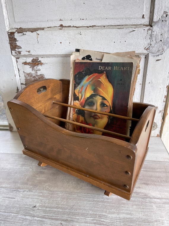 マガジンラック 70's vintage bent plywood Magazine Rack s-l400.jpg