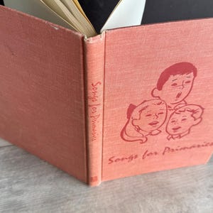Vintage Song Book - Primary Sunday School - Folk Americana Songs