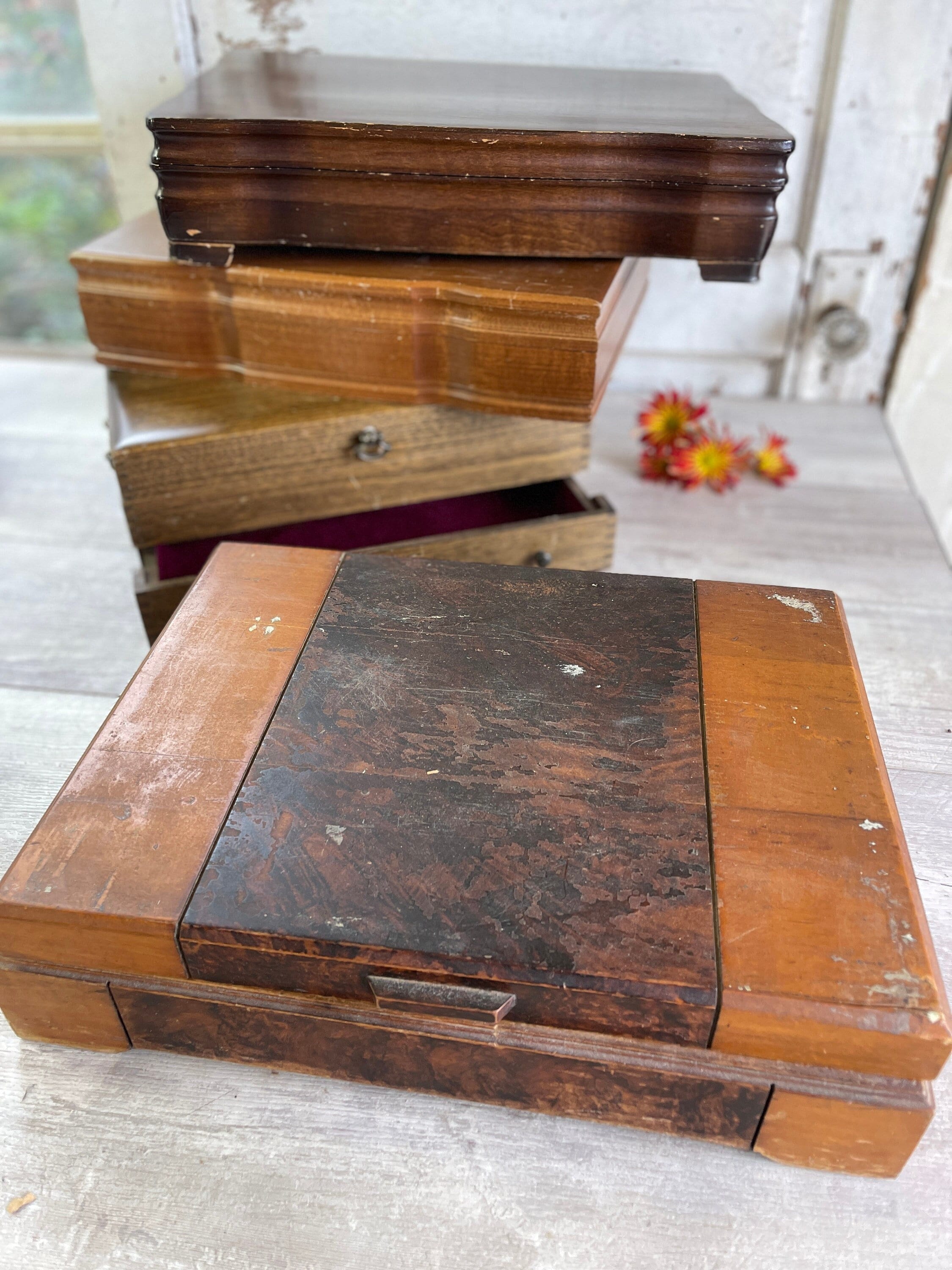 1950s Wooden Box - Etsy