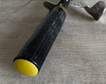 Vintage Ice Cream Scoop -Edward Don Black and Yellow Handle