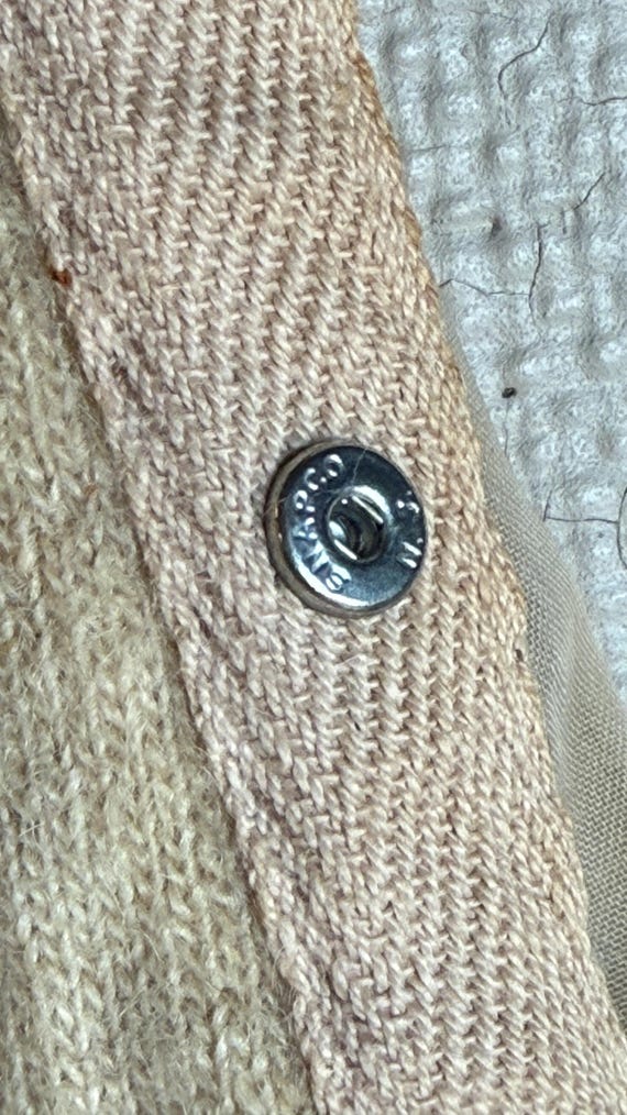 Vintage 1930s Cardigan Sweater - Cashmere and Min… - image 3